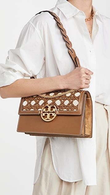 Tory Burch】Miller ミラーバスケットウィーブショルダー (Tory Burch ...