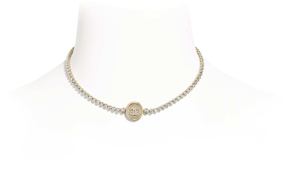 輝くCCマーク☆首元華やか♡】シャネル チョーカー (CHANEL/ネックレス 輝くCCマーク☆首元華やか♡】シャネル チョーカー (CHANEL/ネックレス
