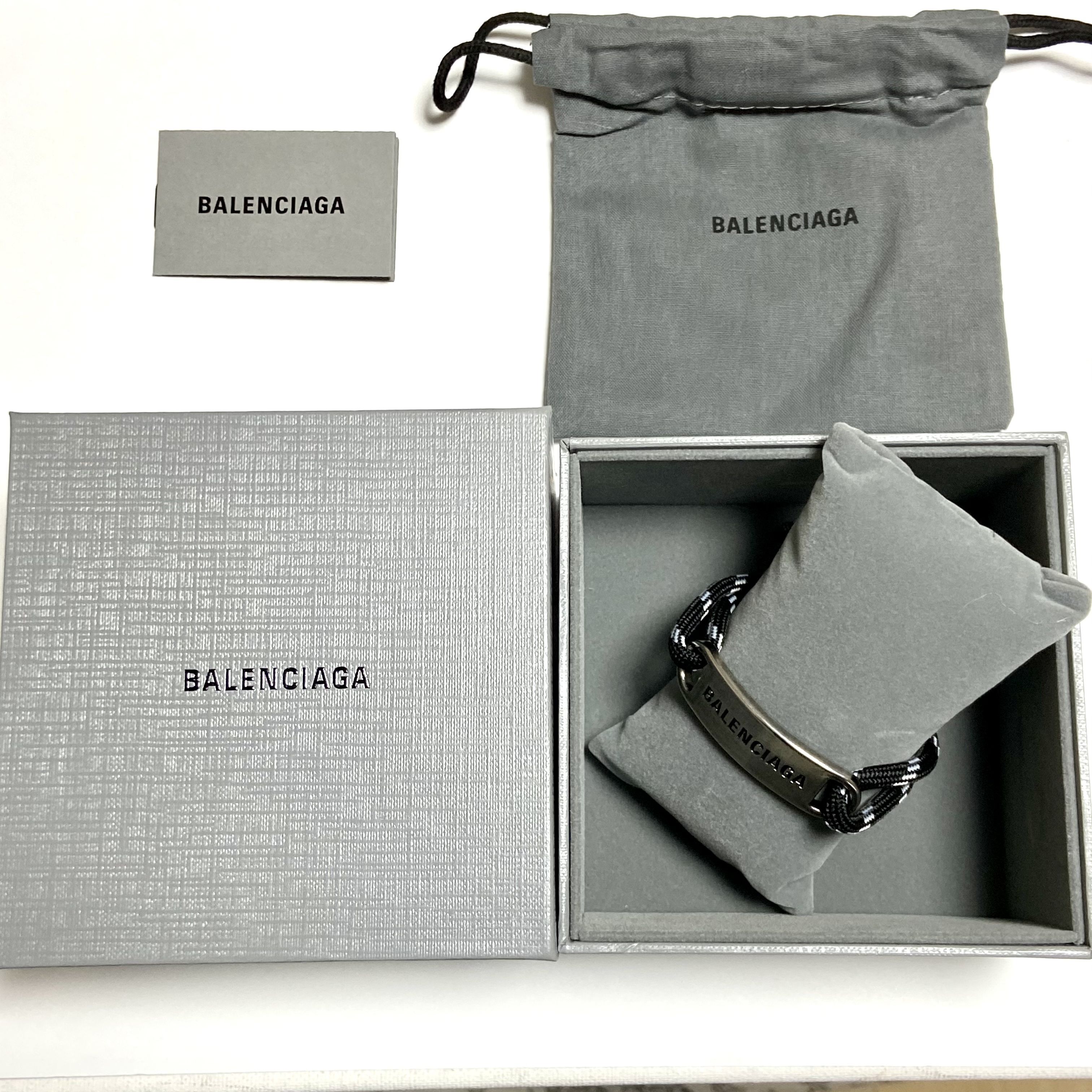 BALENCIAGA】ロゴプレート ブレスレット (BALENCIAGA/ブレスレット BALENCIAGA】ロゴプレート ブレスレット (BALENCIAGA/ブレスレット