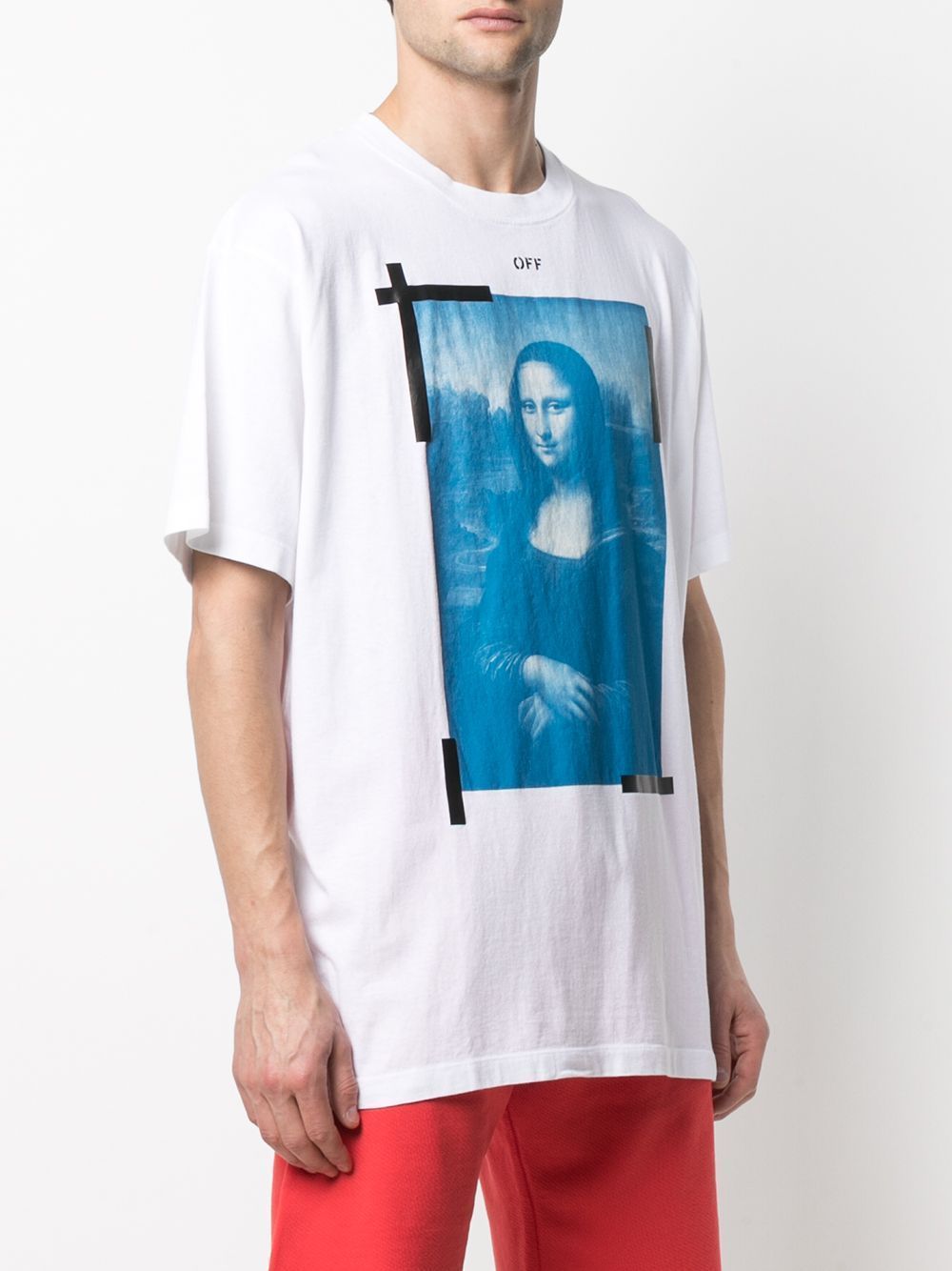 OFF-WHITE | BLUE MONALISA OVER T-SHIRT WHITE モナリザTシャツ