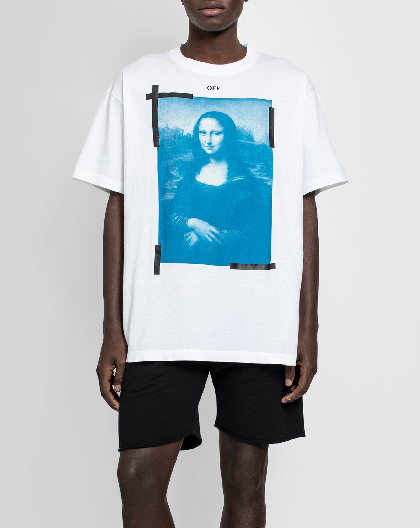 OFF-WHITE | BLUE MONALISA OVER T-SHIRT WHITE モナリザTシャツ