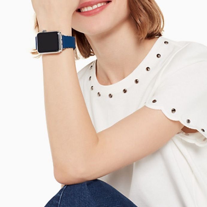 Kate spade】スカラップシリコン38/40アップルウォッチバンド
