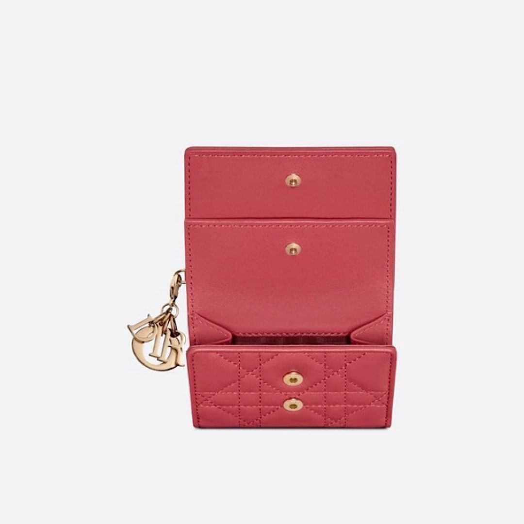 DIOR】新色登場!LADY DIOR*カナージュ ロータス ウォレット (Dior ...