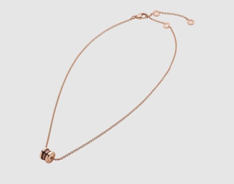 BVLGARI】ビー・ゼロワン ネックレス 18Kピンクゴールド (Bvlgari ...