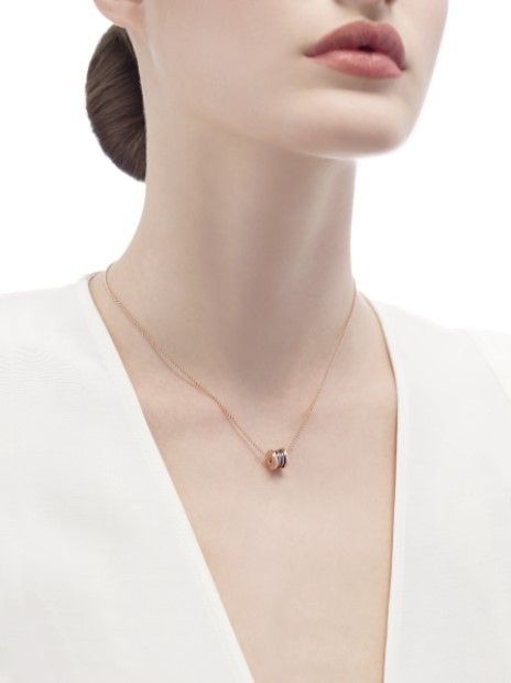 BVLGARI】ビー・ゼロワン ネックレス 18Kピンクゴールド (Bvlgari ...