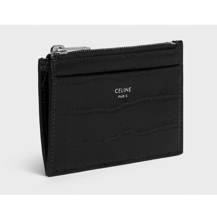 セリーヌ】CELINE ジップ付きカードホルダー / クロコダイル (CELINE セリーヌ】CELINE ジップ付きカードホルダー / クロコダイル (CELINE