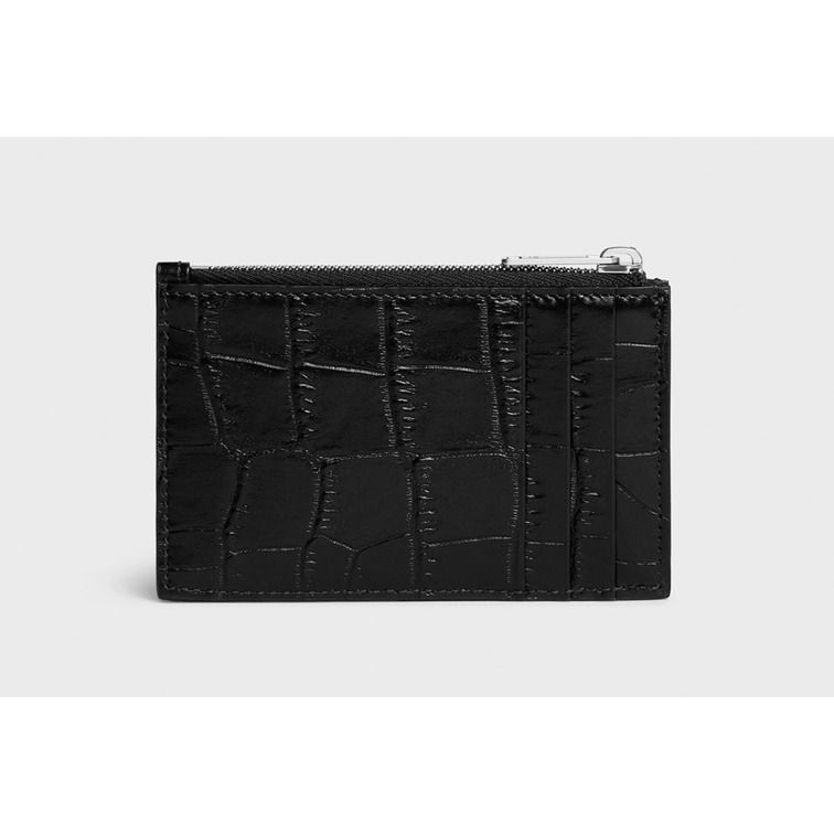 セリーヌ】CELINE ジップ付きカードホルダー / クロコダイル (CELINE セリーヌ】CELINE ジップ付きカードホルダー / クロコダイル (CELINE