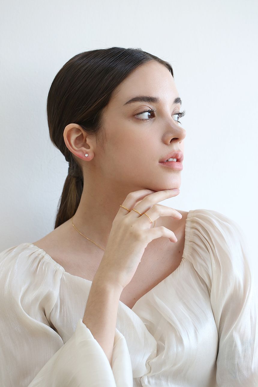 【LAZY DAWN】simple cubic earring E026〜ピアス★2021SS LAZY DAWN】simple cubic earring E026〜ピアス☆2021SS (LAZY