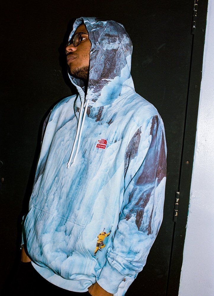 Supreme North Face Ice Climb Hooded パーカー