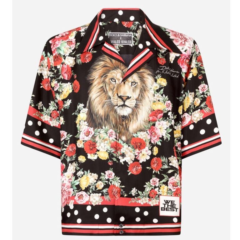 DOLCE&GABBANA*セットアップ シャツ DJKhaled 半袖 ライオン (Dolce