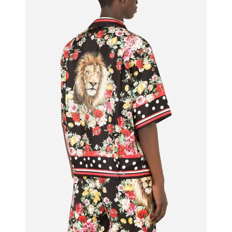 DOLCE&GABBANA*セットアップ シャツ DJKhaled 半袖 ライオン (Dolce