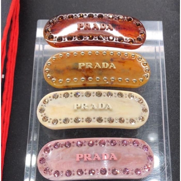2021SS】PRADA プレックス ヘアクリップ 3カラー クリスタル (PRADA 2021SS】PRADA プレックス ヘアクリップ 3カラー クリスタル (PRADA