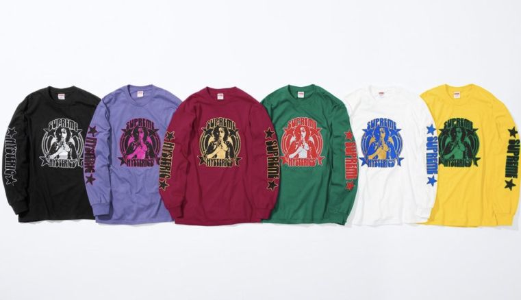 Supreme HYSTERIC GLAMOUR L/S Tee ヒステリックグラマー ロンT