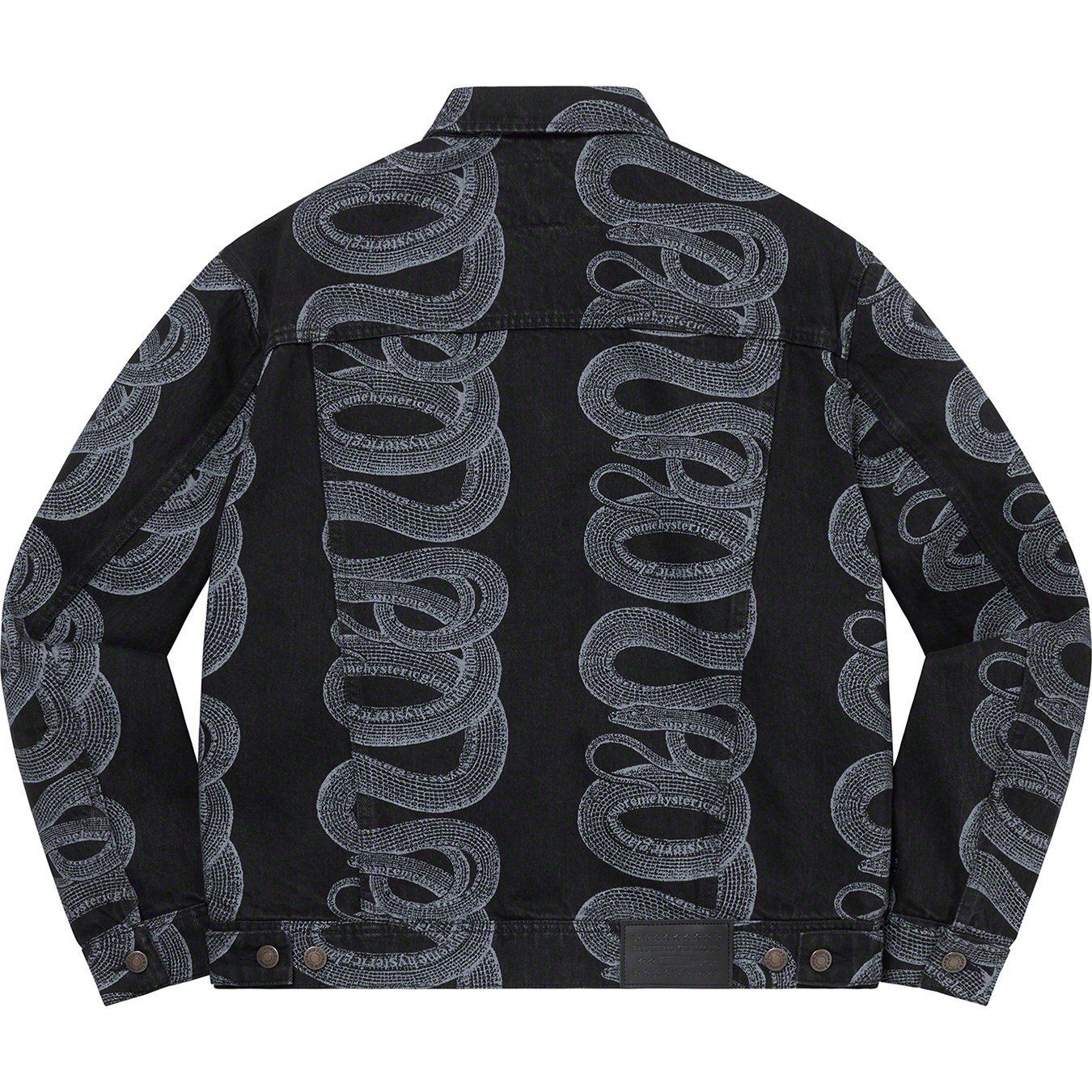Supreme HYSTERIC GLAMOUR Snake Denim Trucker Jacket Gジャン