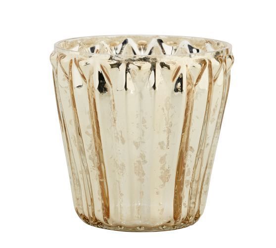 Pottery Barn 映えます☆キャンドルホルダー ゴールド 6個セット ...