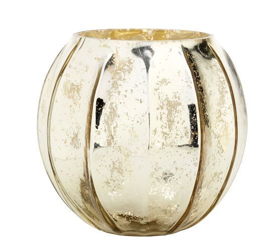 Pottery Barn 映えます☆キャンドルホルダー ゴールド 6個セット ...
