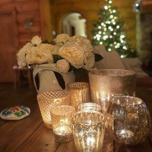 Pottery Barn 映えます☆キャンドルホルダー ゴールド 6個セット ...