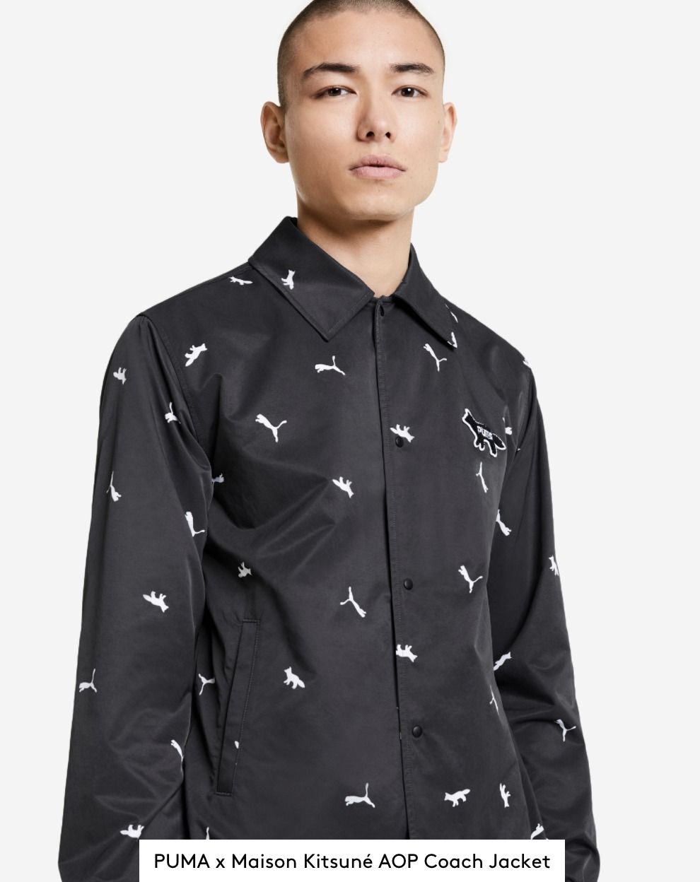限定コラボ】PUMA x Maison Kitsune AOPコーチジャケット 直営 (MAISON 限定コラボ】PUMA x Maison Kitsune AOPコーチジャケット 直営 (MAISON