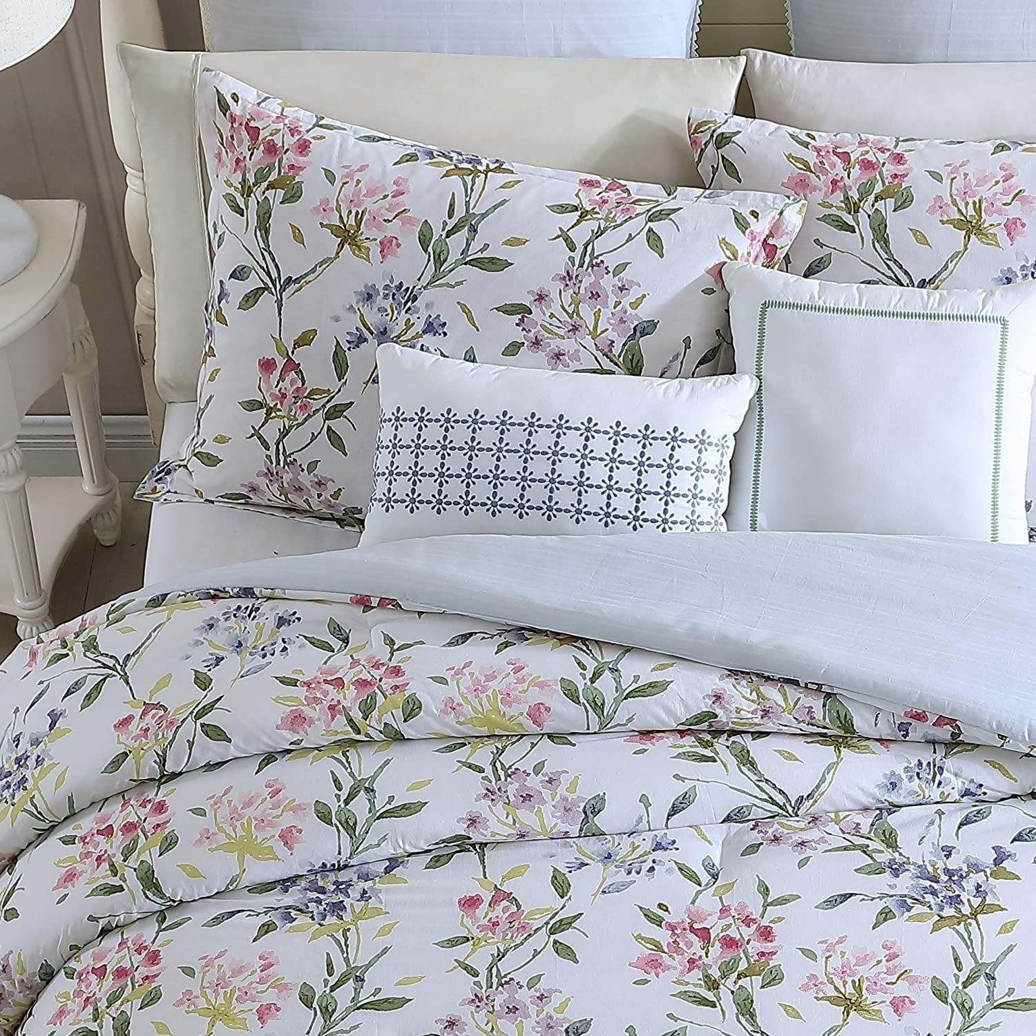 速達便☆Laura Ashley☆Meadow Breeze掛布団7点set セミ/ダブル (Laura 速達便☆Laura Ashley☆Meadow Breeze掛布団7点set セミ/ダブル (Laura