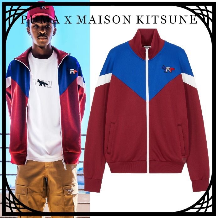 限定コラボ】PUMA x Maison Kitsune MCS トラック トップ 直営 (MAISON 限定コラボ】PUMA x Maison Kitsune MCS トラック トップ 直営 (MAISON