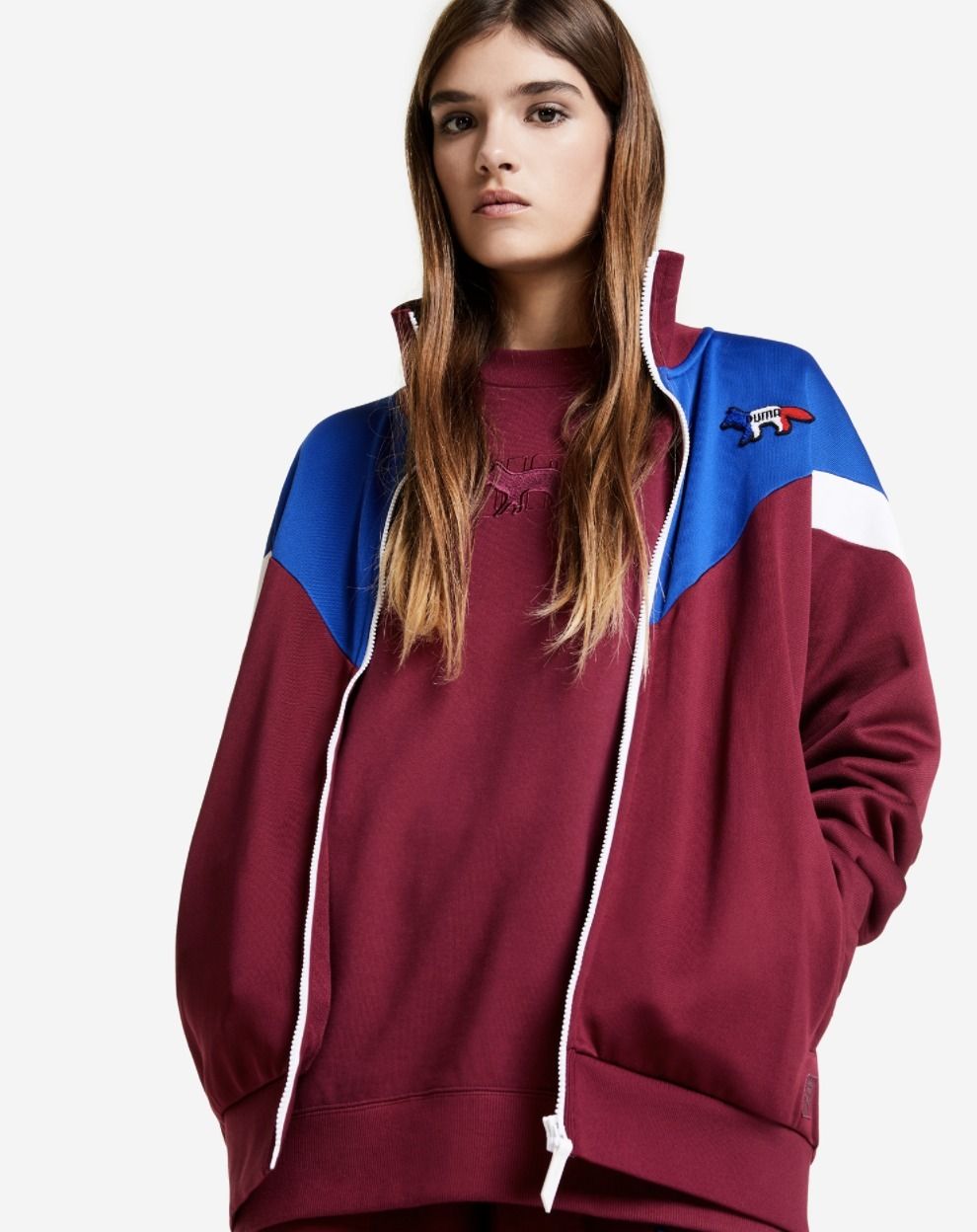 限定コラボ】PUMA x Maison Kitsune MCS トラック トップ 直営 (MAISON 限定コラボ】PUMA x Maison Kitsune MCS トラック トップ 直営 (MAISON