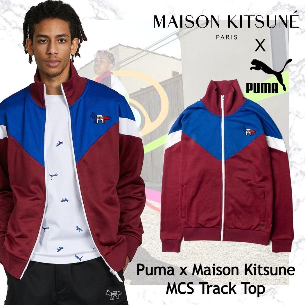 限定コラボ!!【Puma x Maison Kitsune】MCS Track Top - Red (PUMA 限定コラボ!!【Puma x Maison Kitsune】MCS Track Top - Red (PUMA