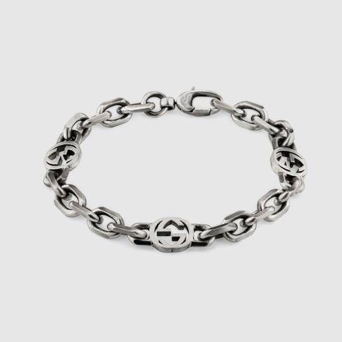 GUCCI☆インターロッキングG シルバーブレスレット (GUCCI ...