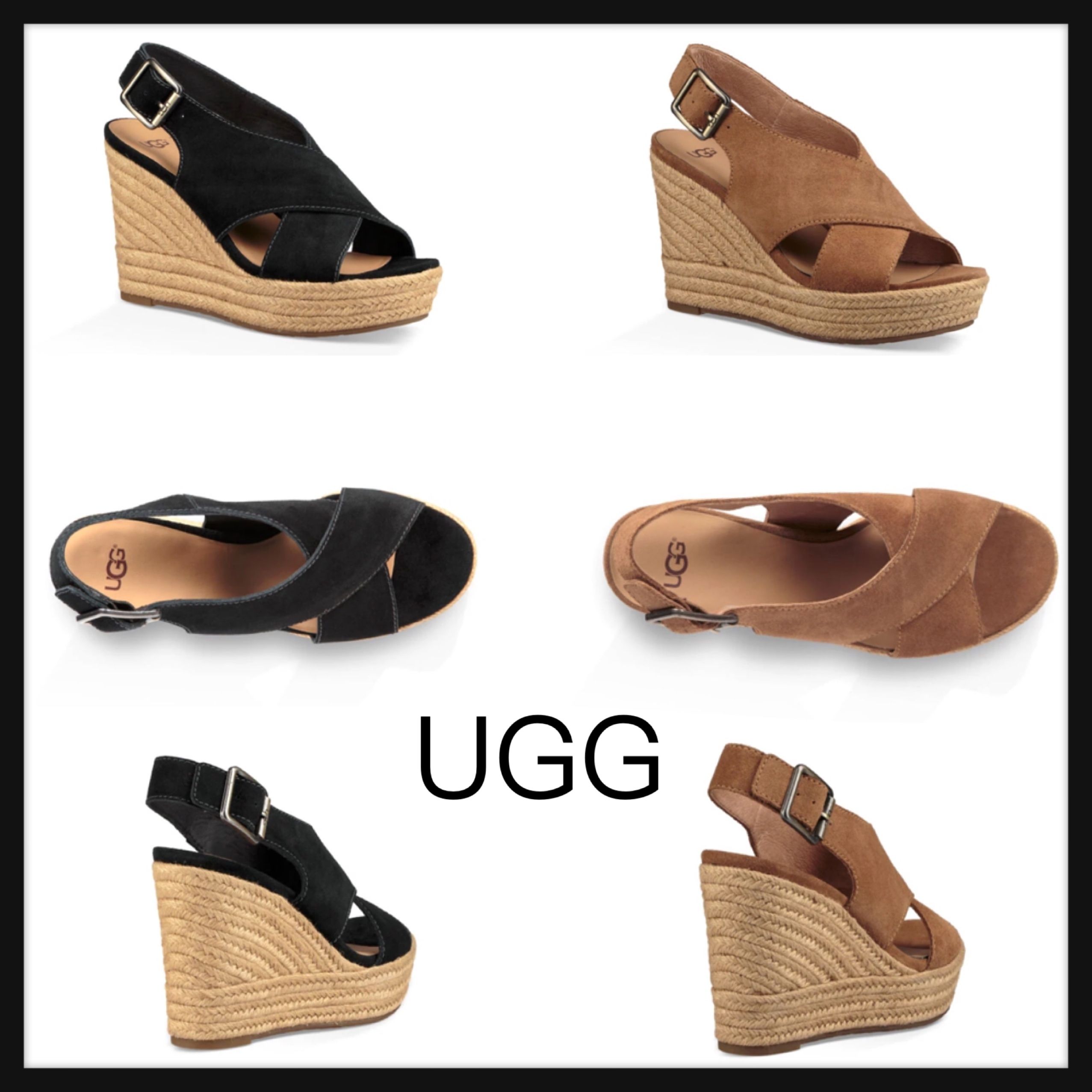 UGG】HARLOW WEDGE ハーロウ ウェッジ サンダル スエード 2色 (UGG UGG】HARLOW WEDGE ハーロウ ウェッジ サンダル スエード 2色 (UGG