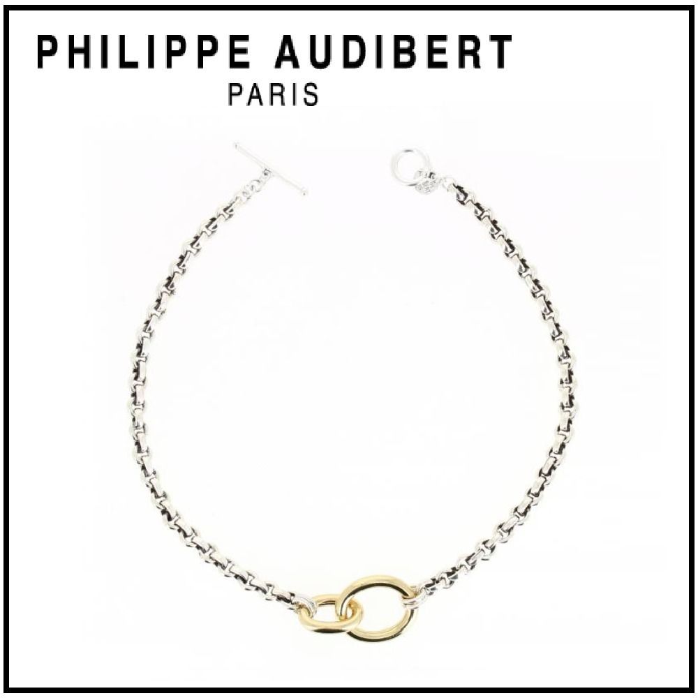【Philippe Audibert】EMMA バイカラー チェーン ネックレス ♪ 【Philippe Audibert】EMMA バイカラー チェーン ネックレス ♪