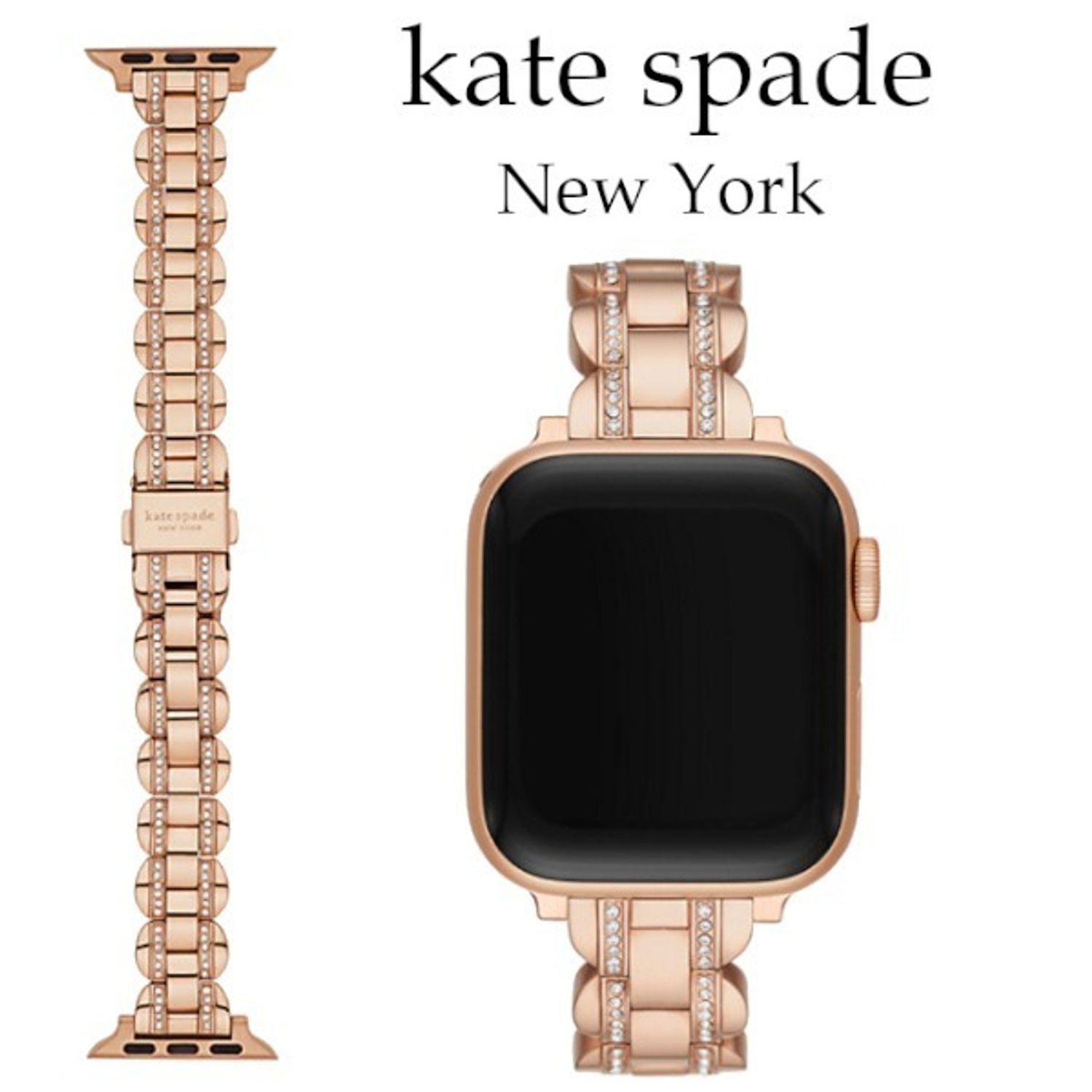 人気 Kate Spade アップルウォッチ用パヴェスカラップバンド Kate Spade New York 腕時計用ベルト バンド Kss00 Buyma