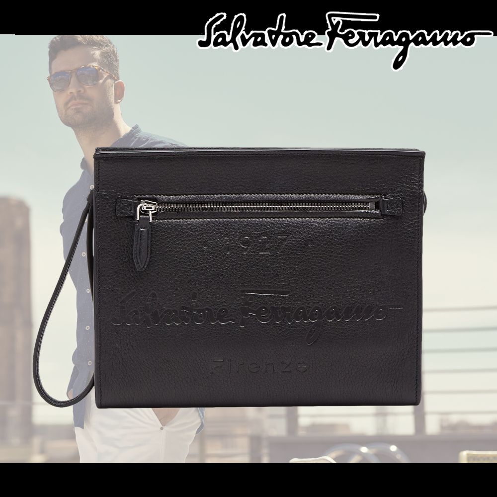 【在庫有】 ferragamo クラッチバッグ salvatore - クラッチバッグ