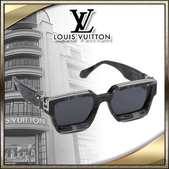希少 LOUIS VUITTON 直営店 1.1ミリオネアサングラス メンズ (Louis 希少 LOUIS VUITTON 直営店 1.1ミリオネアサングラス メンズ (Louis