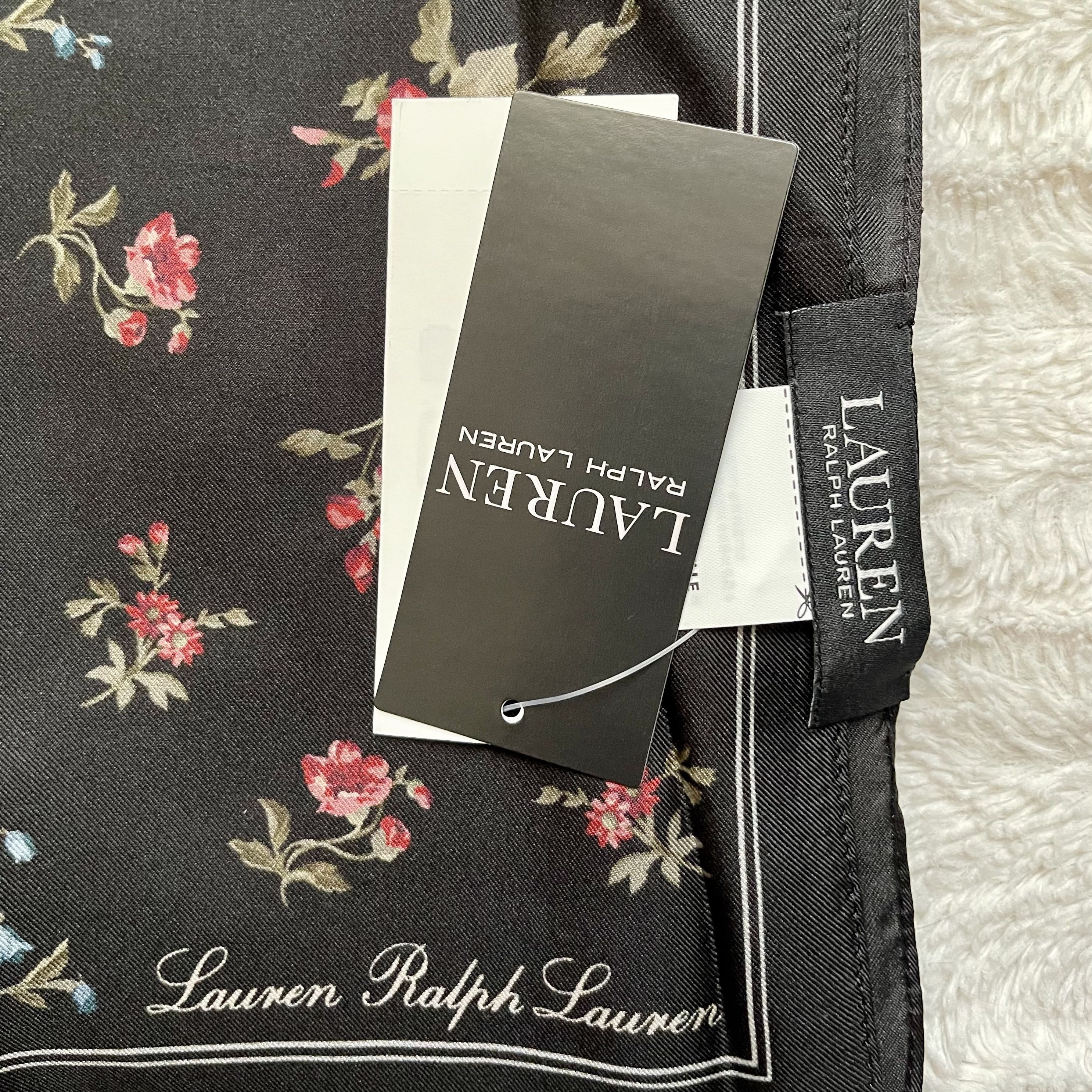 RALPH LAUREN 〜 Kate 100% シルク ツイル スカーフ (Ralph Lauren RALPH LAUREN 〜 Kate 100% シルク ツイル スカーフ (Ralph Lauren