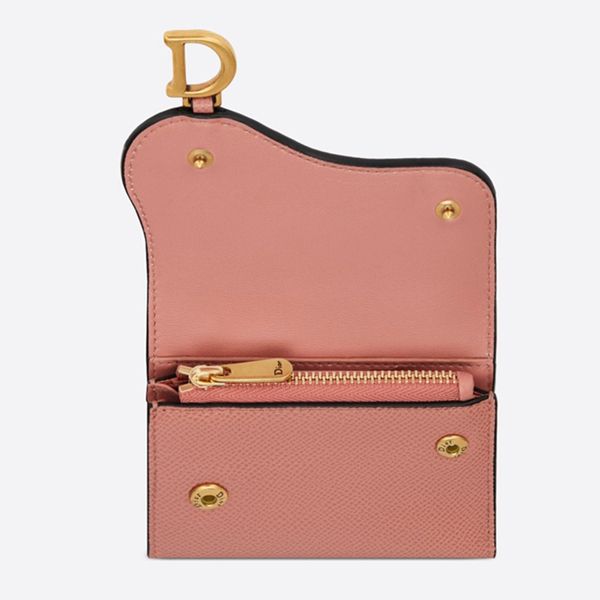 Dior】国内発☆新作完売必須!!SADDLE☆ロータスウォレット☆ (Dior Dior】国内発☆新作完売必須!!SADDLE☆ロータスウォレット☆ (Dior