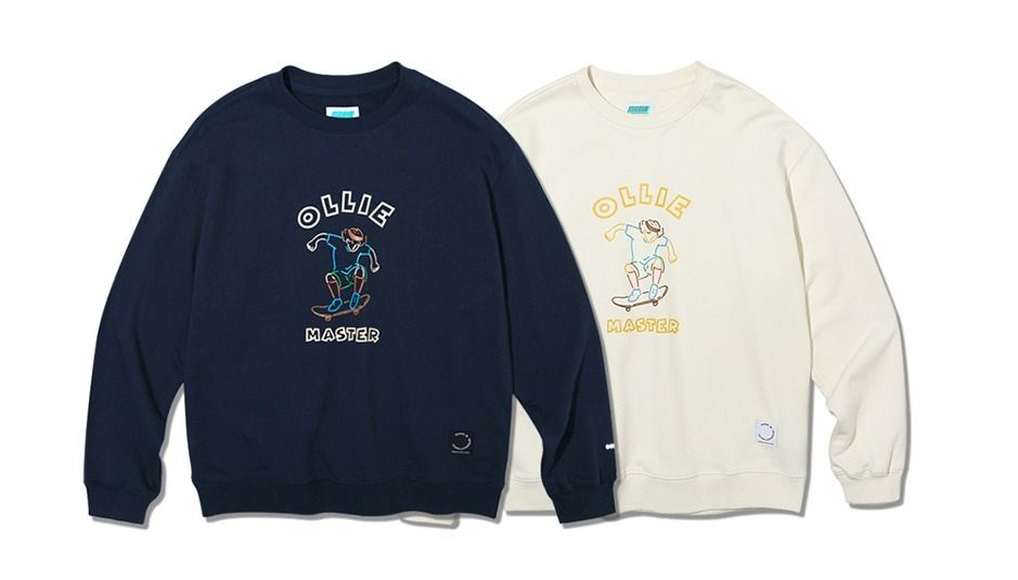 ★韓国の人気★【MARKM】★Ollie Master Crewnec.k★スウェット ☆韓国の人気☆【MARKM】☆Ollie Master Crewnec.k☆スウェット