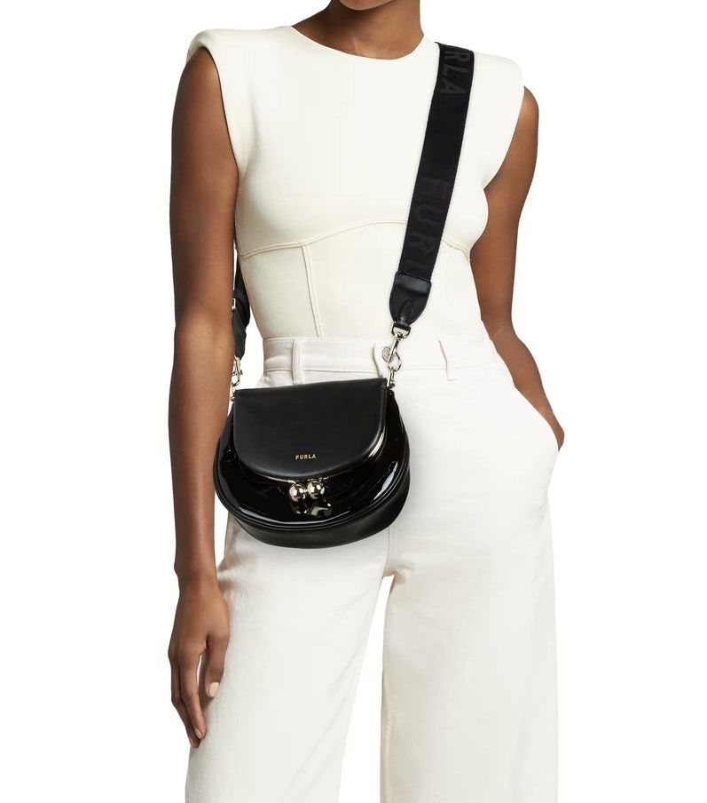 FURLA PORTAGIOIA ミニ クロスボディ Nero (FURLA/ショルダーバッグ ...