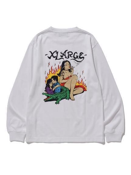 XLARGE】国内発送〜おしゃれ大胆プリントロンT L/S TEE BALI (X-Large XLARGE】国内発送〜おしゃれ大胆プリントロンT L/S TEE BALI (X-Large