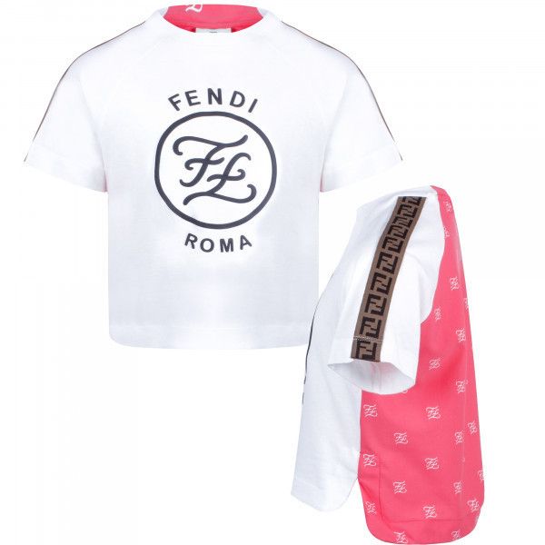 FENDI】フェンディ 大人もOK! ガールズ ロゴ Tシャツ 国内発 (FENDI ...