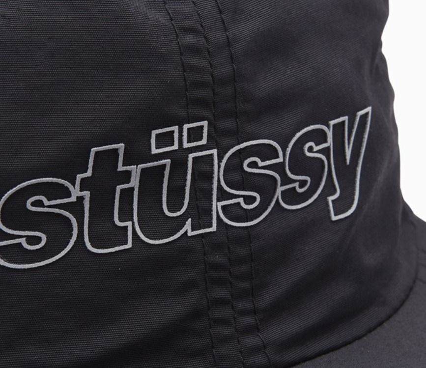Stussy Nylon Reflective Cap - Black for sale online | eBay