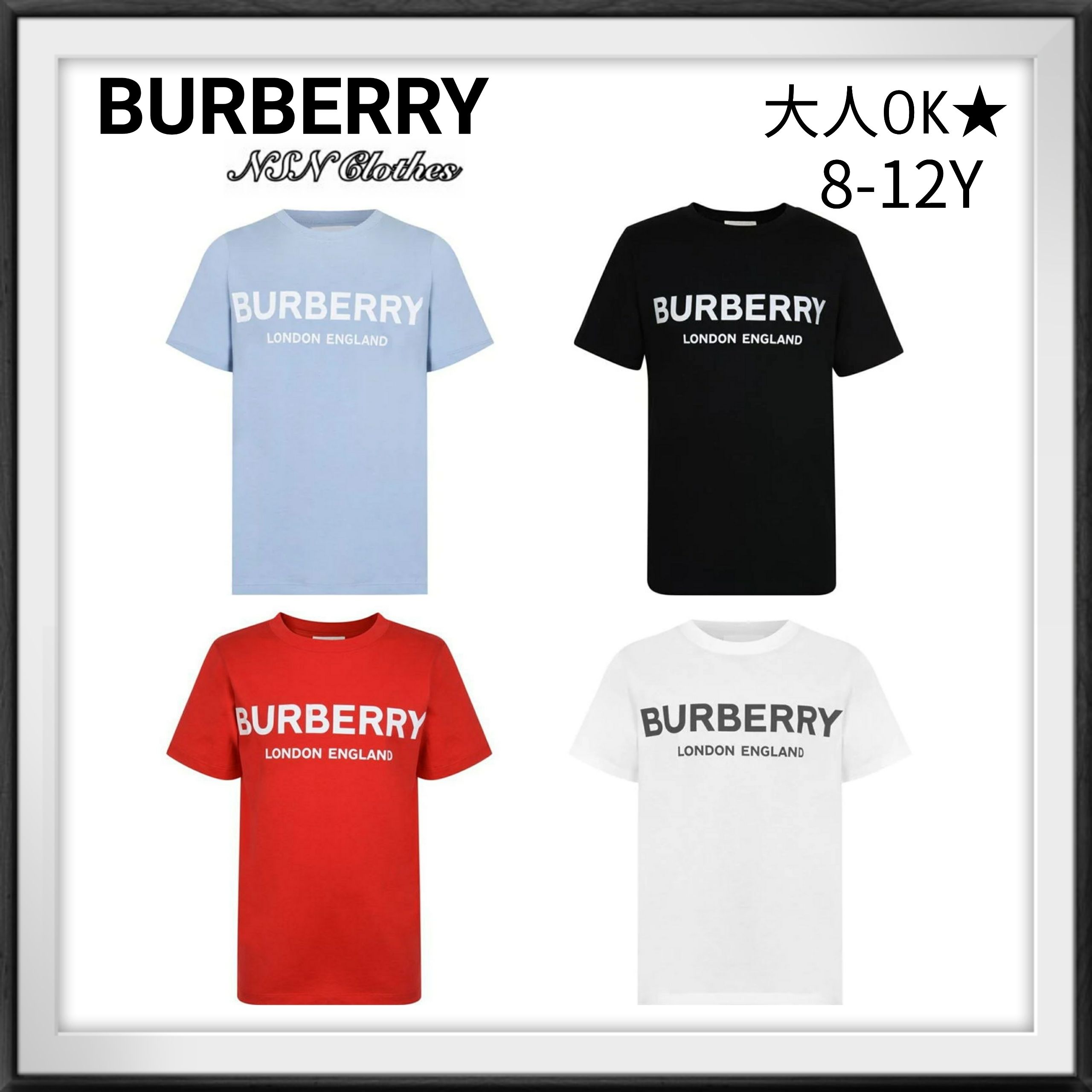 人気☆【 Burberry バーバリー キッズ 】 ロゴ 半袖Tシャツ 人気☆【 Burberry バーバリー キッズ 】 ロゴ 半袖Tシャツ