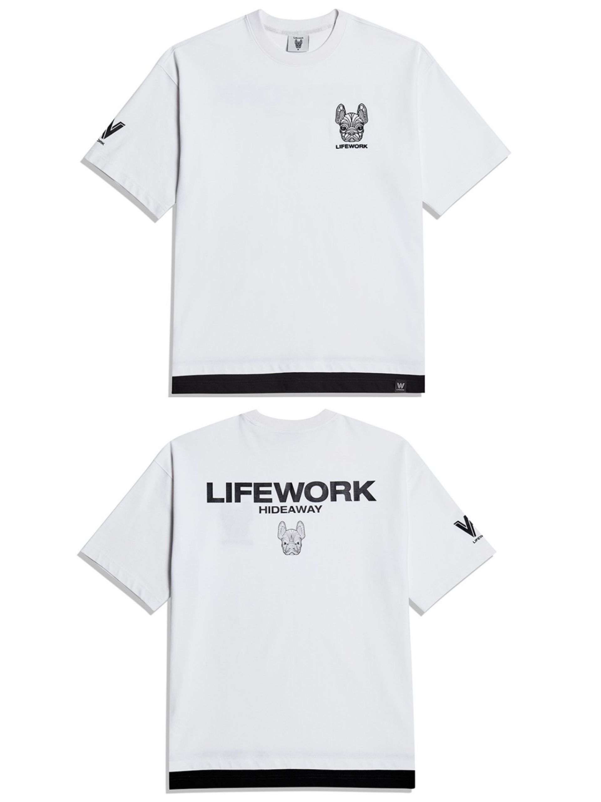 韓国ファッション◇LIFEWORK 半袖Tシャツ◇4カラー送料無料 (Life Work 韓国ファッション◇LIFEWORK 半袖Tシャツ◇4カラー送料無料 (Life Work