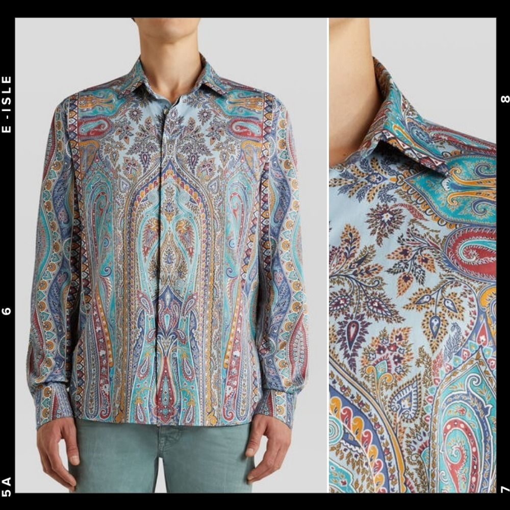 ETRO】ペイズリープリント コットン シャツ (ETRO/シャツ