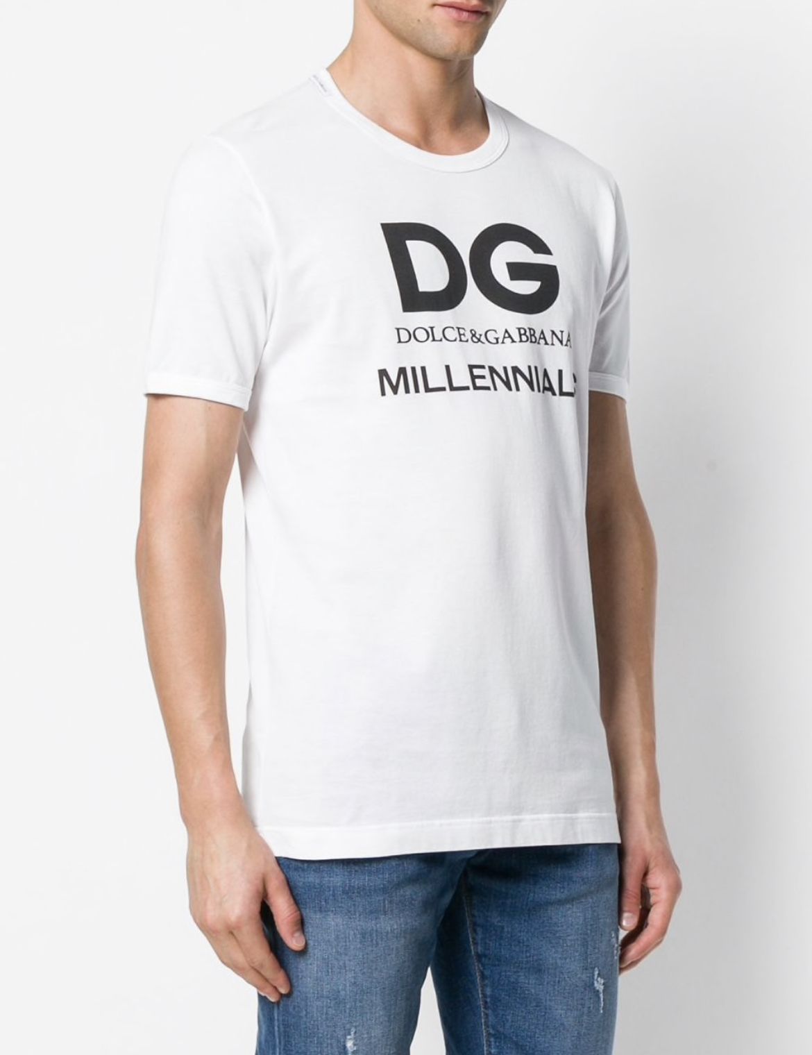 DOLCE & GABBANA ロゴプリント Tシャツ (Dolce & Gabbana/Tシャツ DOLCE & GABBANA ロゴプリント Tシャツ (Dolce & Gabbana/Tシャツ