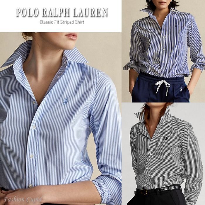 POLO RALPH LAUREN】クラシック フィット ストライプド シャツ (POLO ...