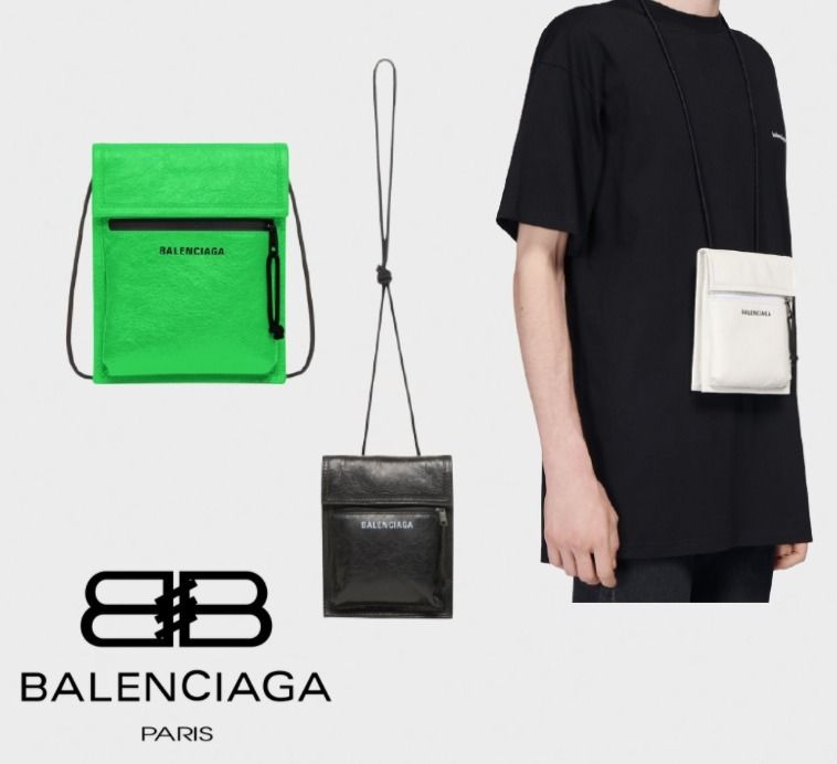直営◇BALENCIAGA◇レザー サコッシュ スモールポーチ 即発 直営◇BALENCIAGA◇レザー サコッシュ スモールポーチ 即発