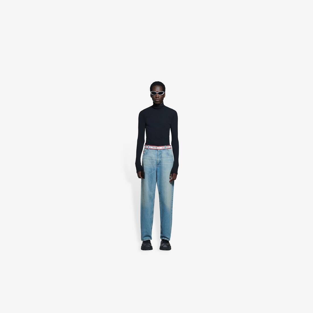 ○送料込○BALENCIAGA○LOGO ウエストバンド パンツ (BALENCIAGA ...