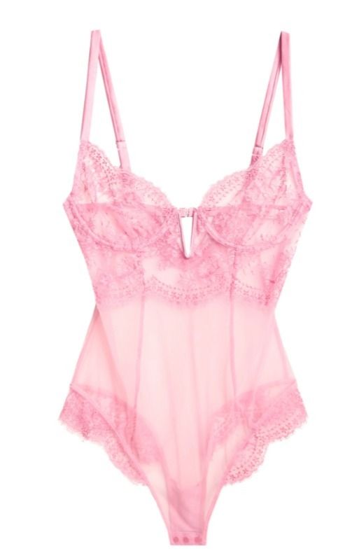 Fleur du Mal ランジェリー ボディースーツ 下着 レース Fleur du Mal ランジェリー ボディースーツ レース メッシュ