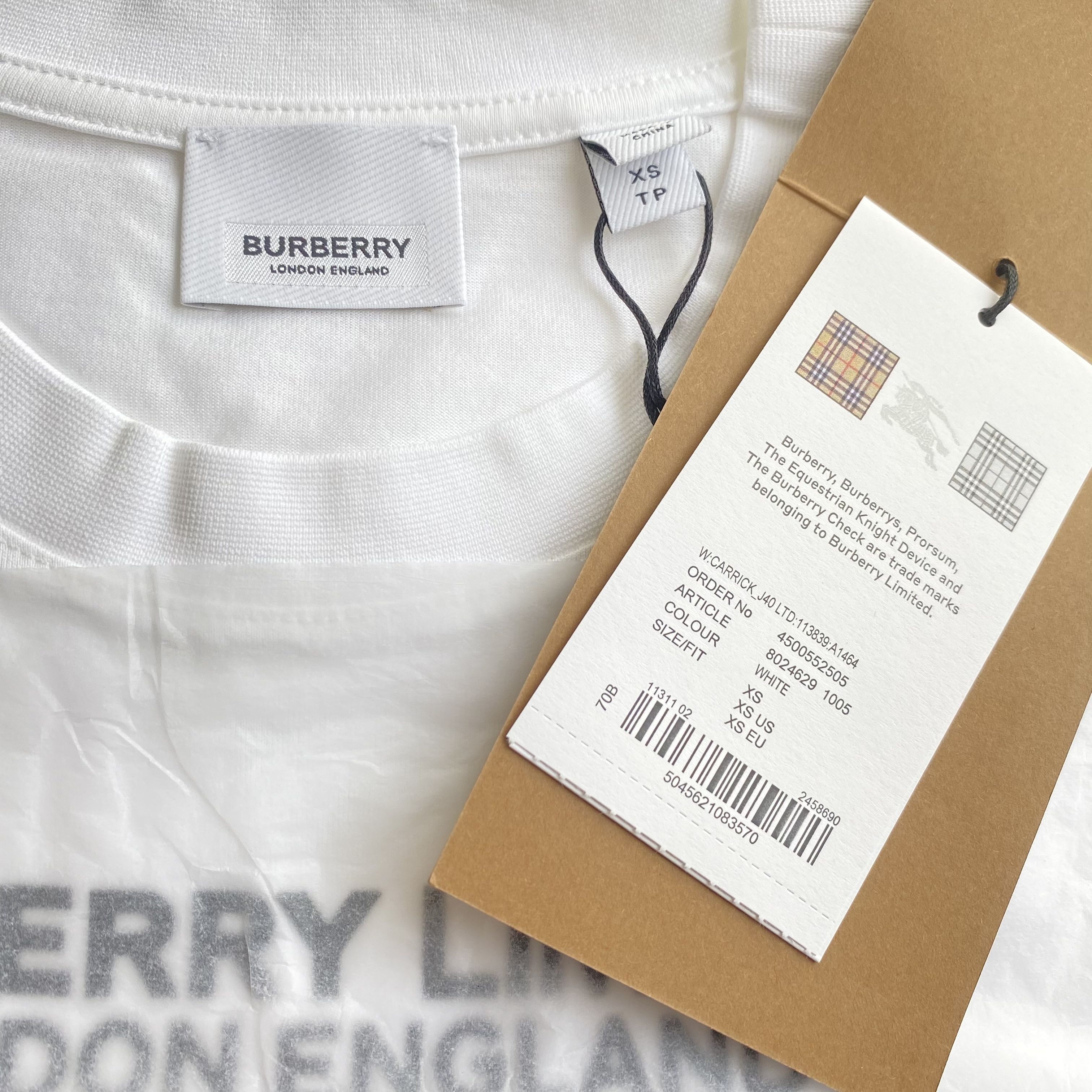 国内即発送☆関税込み】BURBERRY ロゴ オーバーサイズ Tシャツ 国内即発送☆関税込み】BURBERRY ロゴ オーバーサイズ Tシャツ