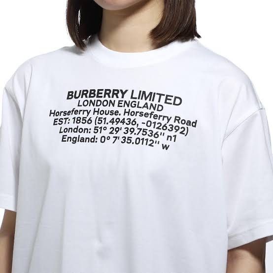 国内即発送☆関税込み】BURBERRY ロゴ オーバーサイズ Tシャツ 国内即発送☆関税込み】BURBERRY ロゴ オーバーサイズ Tシャツ