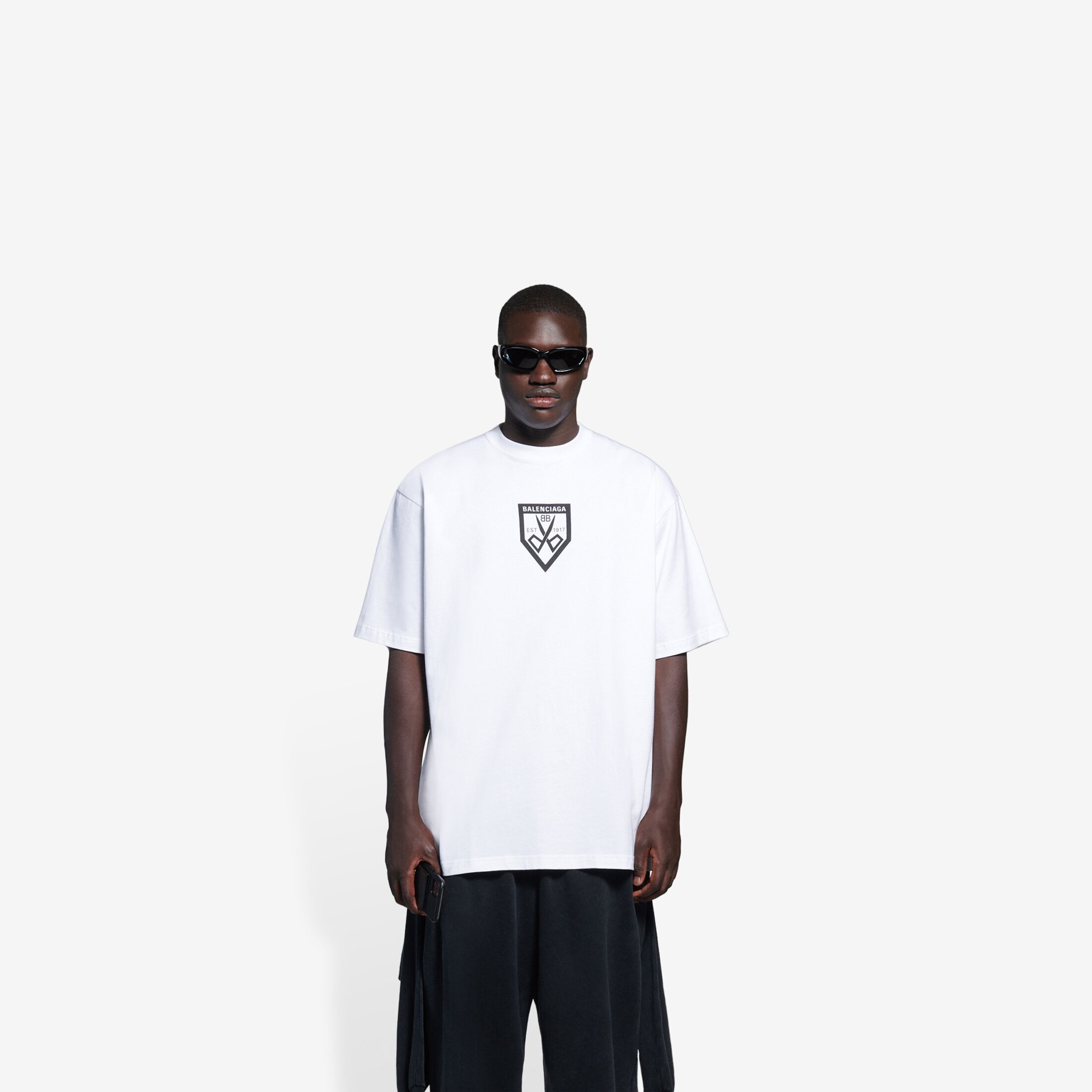 BALENCIAGA*Scissors オーガニック ヴィンテージ Tシャツ (BALENCIAGA BALENCIAGA*Scissors オーガニック ヴィンテージ Tシャツ (BALENCIAGA